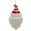 Transpac 5.5 Inch Retro-Looking Holiday Ornament Christmas Bust Tree Ornaments - 2 of 3