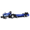 ERTL Set of 4 1/64 Case IH & New Holland Pulling Tractors with Pulling Sleds 37900-SET - 4 of 4