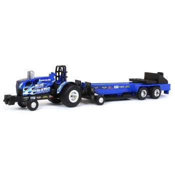 1/64 New Holland "Blue Blazes" Pulling Tractor with Pulling Sled, 37940-1