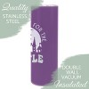 Elanze Designs I'm Just Hear For The Castle Magical Plum Purple 20 ounce Stainless Steel Travel Tumbler with Lid For Your On The Go Beverages - 3 of 4