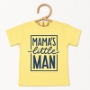 The Juniper Shop Mama's Little Man Toddler Short Sleeve Tee - 2T - Yellow - 2 of 4