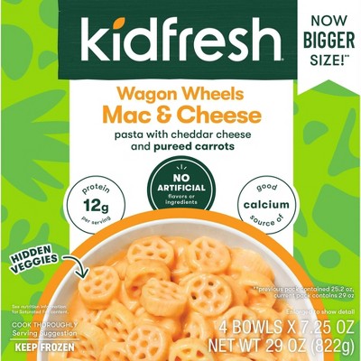 KidFresh Frozen Wagon Wheels Mac & Cheese Value Pack - 29oz