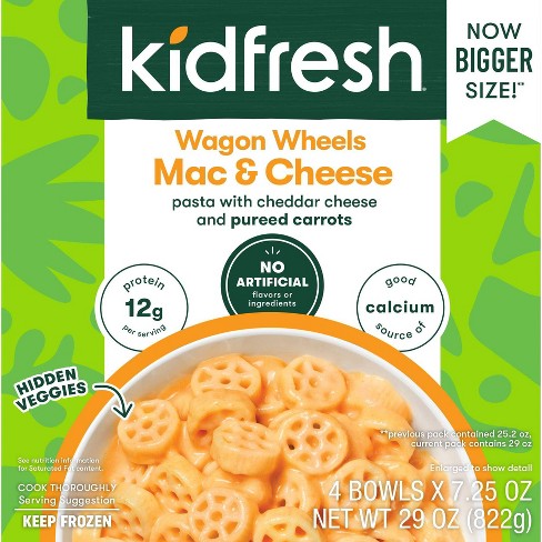 KidFresh Frozen Wagon Wheels Mac & Cheese Value Pack - 29oz - image 1 of 3