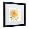 Trademark Fine Art Sheila Golden The Yellow Rose Matted Framed Art - 3 of 4
