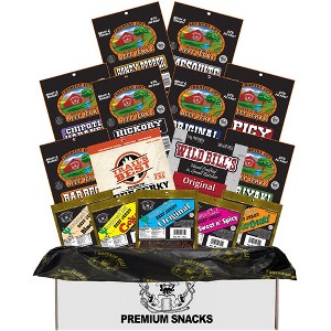 Buffalo Bills High Protein Jerky & More Gift Box (15 meat snacks with 10 grams of protein or more) - 1 of 4