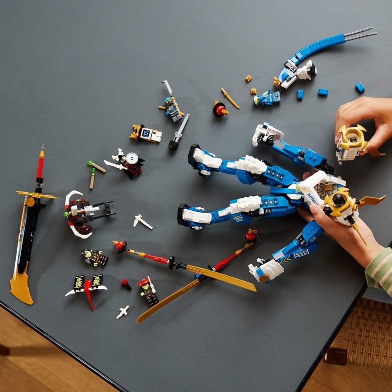 LEGO NINJAGO Jay Titan Mech Action Figure Battle Toy 71785, 6 of 8