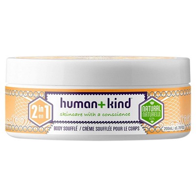 Human+Kind Body Souffle Cream - Body Cream for Dry Skin - 6.76 oz