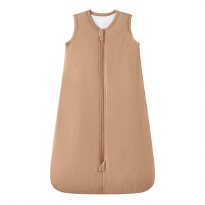 Owlivia Bamboo Rayon Baby Sleep Sack Sleeping Bag 1.0 TOG -Camel - 1 of 3