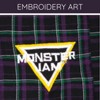 Monster Jam Grave Digger Truck Flannel Matching Family Button Down Dress Shirt - 4 of 4