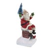 Charles Mcclenning 10.5 Inch Taking A Break Christmas Chimney Santa Figurines - 2 of 3