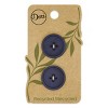 Dritz 23mm Recycled Paper Round Buttons Dark Blue: Sewing Fasteners, Plastic, 6 Pieces, Navy - 2 of 4