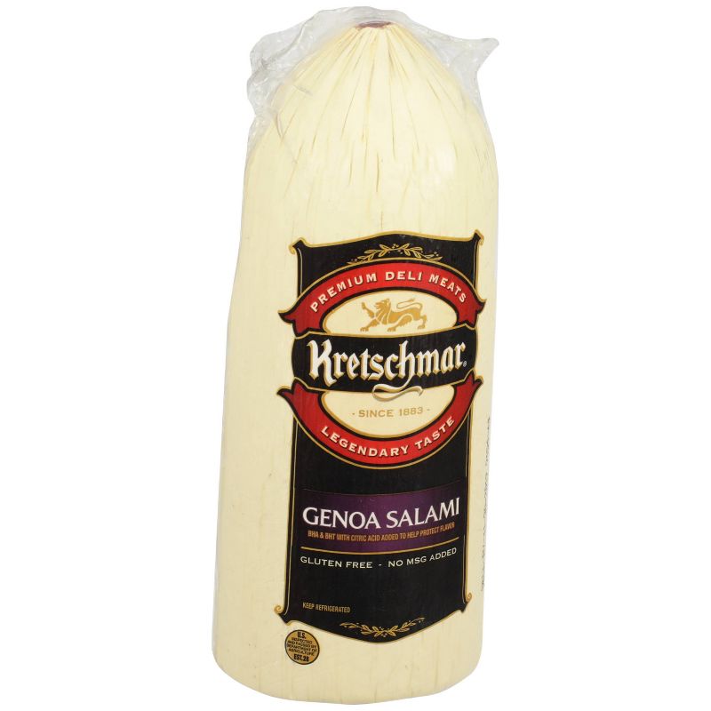 Kretschmar Genoa Salami - Deli Fresh Sliced - price per lb, 2 of 5