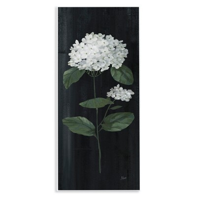 Stupell Industries Distressed Hydrangea Flower Blossom, 7" x 17"