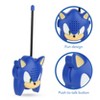 Sonic the Hedgehog Molded Walkie Talkie for Kids 2-Pack - Outdoor toy, Safe and Flexible Antenna and Belt Clip - 3 of 4