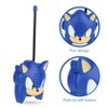 Sonic the Hedgehog Molded Walkie Talkie for Kids 2-Pack - Outdoor toy, Safe and Flexible Antenna and Belt Clip - image 3 of 4