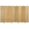 NicBex 5.6' Tall 8-panel Room Divider for Home, Folding Privacy Screen for Room Separation, Freestanding Wall Partition for Home & Office, Nature Wood - 3 of 4