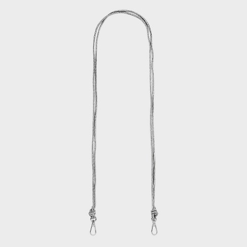 Silver crossbody online chain