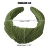 Unique Bargains Women's Velvet Wide Knotted headband for headband Hair Hoop Hair Accessories 1 Pc - 4 of 4