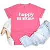 Simply Sage Market Women's Happy Mama Puff Print Short Sleeve Garment Dyed Tee - 3 of 4