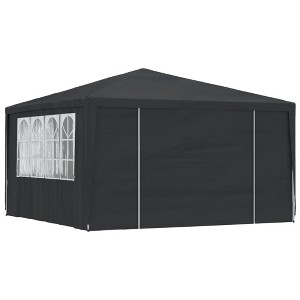 vidaXL Professional Party Tent with Side Walls 13.1'x13.1' Anthracite 0.3 oz/ftÂ² - 1 of 4