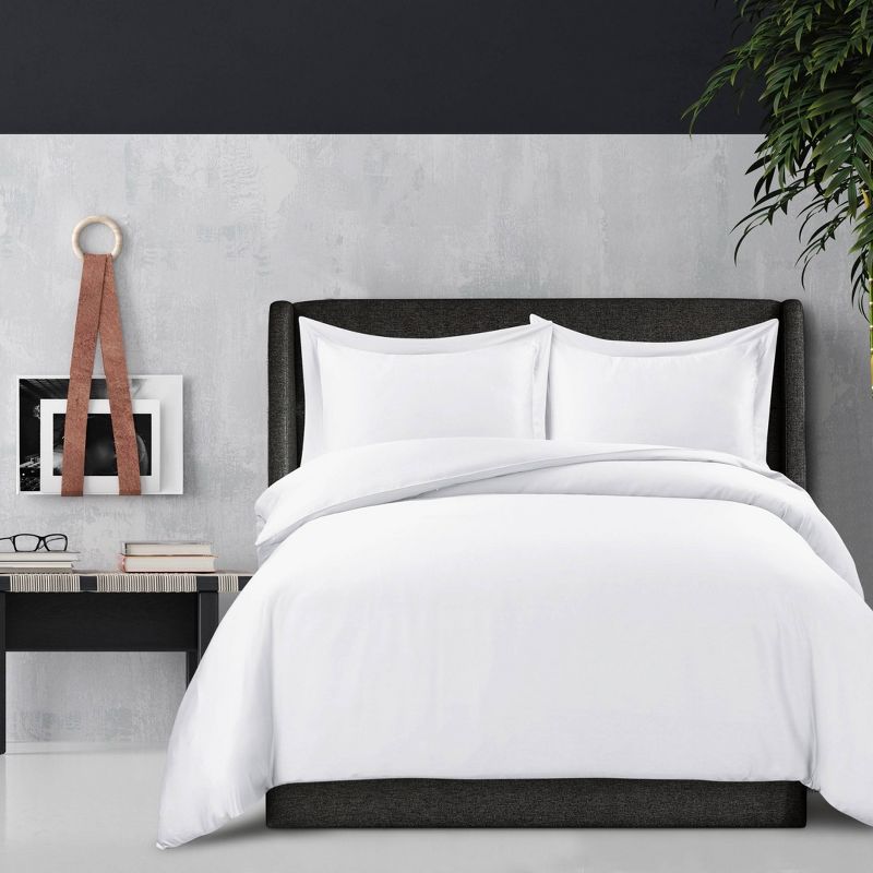 3pc 300 Thread Count Rayon from Bamboo Oversized Duvet Set - Tribeca Living, 5 of 6