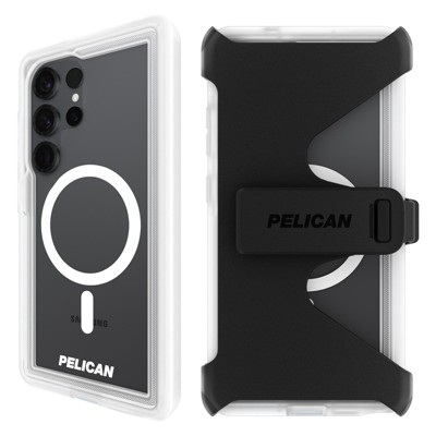 Pelican Voyager Samsung Galaxy S25 Series Magnetic Case with Holster - Black
