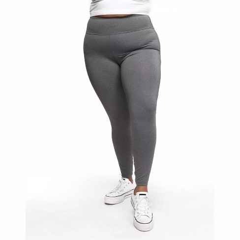 Adore Me Women's Haley Heathered Legging Activewear 2x / Meteorite Light  Heather Gray. : Target