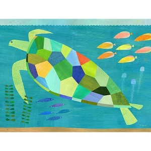 Oopsy Daisy's Sea Turtle Swim Canvas Wall Art - Size 14x10 - 1 of 1