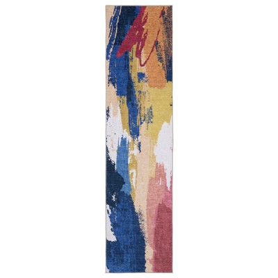 Oriental Weavers Sumter SUM09 Blue/ Gold Indoor Area Rug - 2' x 8'