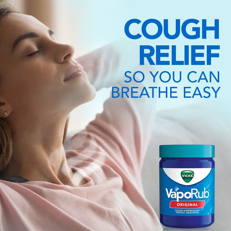 Vicks VapoRub Cough Suppressant Ointment, 4 of 17