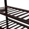 FURNIinspire Shoe Racks Simple 4 Tiers Bamboo Shoe Rack Multifunctional Shoe Organizer Living Room Shoe Shelf, Brown, 9.84"*26.77"*28.74" - 2 of 2
