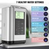 VEVOR Alkaline Water Ionizer Machine, pH 3.5-10.5 Alkaline Acidic Hydrogen Water Purifier, 7 Water Settings Home Filtration System, Up to -650mV ORP - 3 of 4
