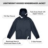 Galaxy Authentic Boy's Fleece Lined Lightweight WIndbreaker Jacket W/ Hood - image 2 of 3