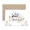 Paper Frenzy Woodland Animals Thank You Note Cards and Kraft Envelopes 24 pack - 4 of 4