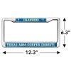 Texas A&M Corpus Christi Islanders Logo Full Size Standard License Plate Metal Frame - 4 of 4