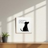 Slickblue 7x7 Dog Quote Wood Sign – Lab Testing Food Humor for Pet Owners' Kitchen or Home, Color Options - 2 of 3
