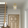 Livex Lighting Jefferson 3 - Light Flush Mount in  Polished Brass - 2 of 4