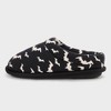 dluxe by dearfoams Kids Glow in Dark Clog Bat Slippers - Black - 2 of 4