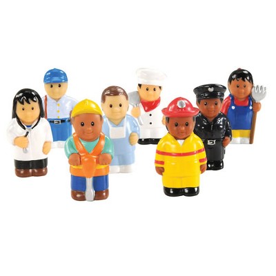 Kaplan Early Learning Community Workers 3" Tall - Set of 8