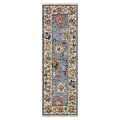 Oriental Weavers Lucca 2889A Blue / Multi Indoor Area Rug - 2' x 6'