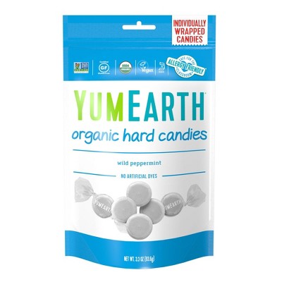 YumEarth Organic Wild Peppermint Hard Candies - 9.9oz