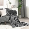 SEVOBAL Baby Blankets Bedsure Heated Blanket Throw Blanket Soft Flannel Heated Throw Warm Gifts for Grandma, Gray, 62.99"*51.18"*1.97" - 4 of 4