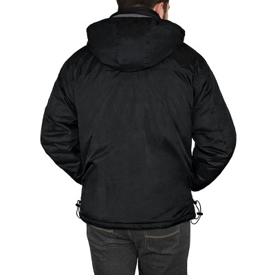 Victory Outfitters Men's Heavy Fleece Lined Parka Black L — фото 5