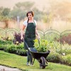 Outsunny Garden Fence, 4 Pack Metal Fence Panels, Animal Barrier & Decorative Yard Border Edging, Landscape, 43" H - 2 of 4