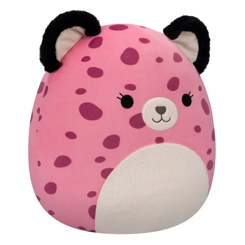 Squishmallows 16&#34; Jalisca the Pink Leopard with Fuzzy Belly Plush Toy, 4 of 12