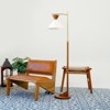 TiramisuBest Modern Floor Lamps in Various Colors and Styles with Shades 110~120v Metal/Wood Frame for Living Rooms and Bedrooms - 2 of 4