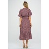 WEST K Women's Bethany Smocked Waist Tiered Midi Dress - 3 of 4