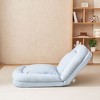 NicBex Folding Lazy Floor Sofa Convertible Sofa Bed Backrest Adjustable in 18 Positions Comes with 2 Soft Pillows - 4 of 4