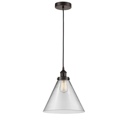 Cone - 1 Light Mini Pendant In Industrial Style-14.75 Inches Tall and 12 Inches Wide