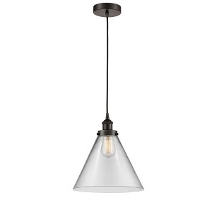 Cone - 1 Light Mini Pendant In Industrial Style-14.75 Inches Tall and 12 Inches Wide - 1 of 1